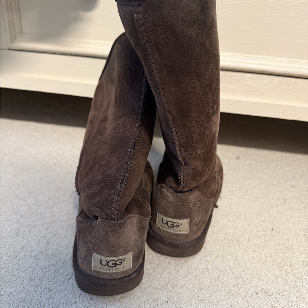 UGG Chocolate Tall Suede Boots